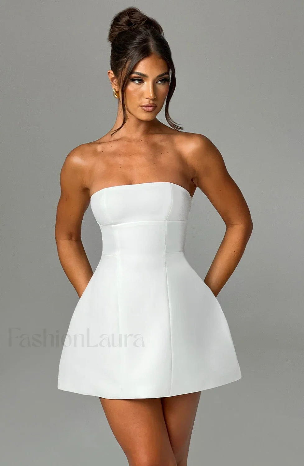 Asha Mini Graceful Dress Ivory Dress