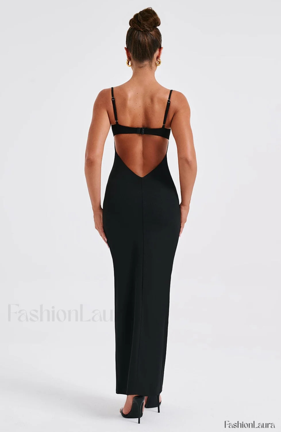 Asteria Maxi Graceful Dress Black Dress