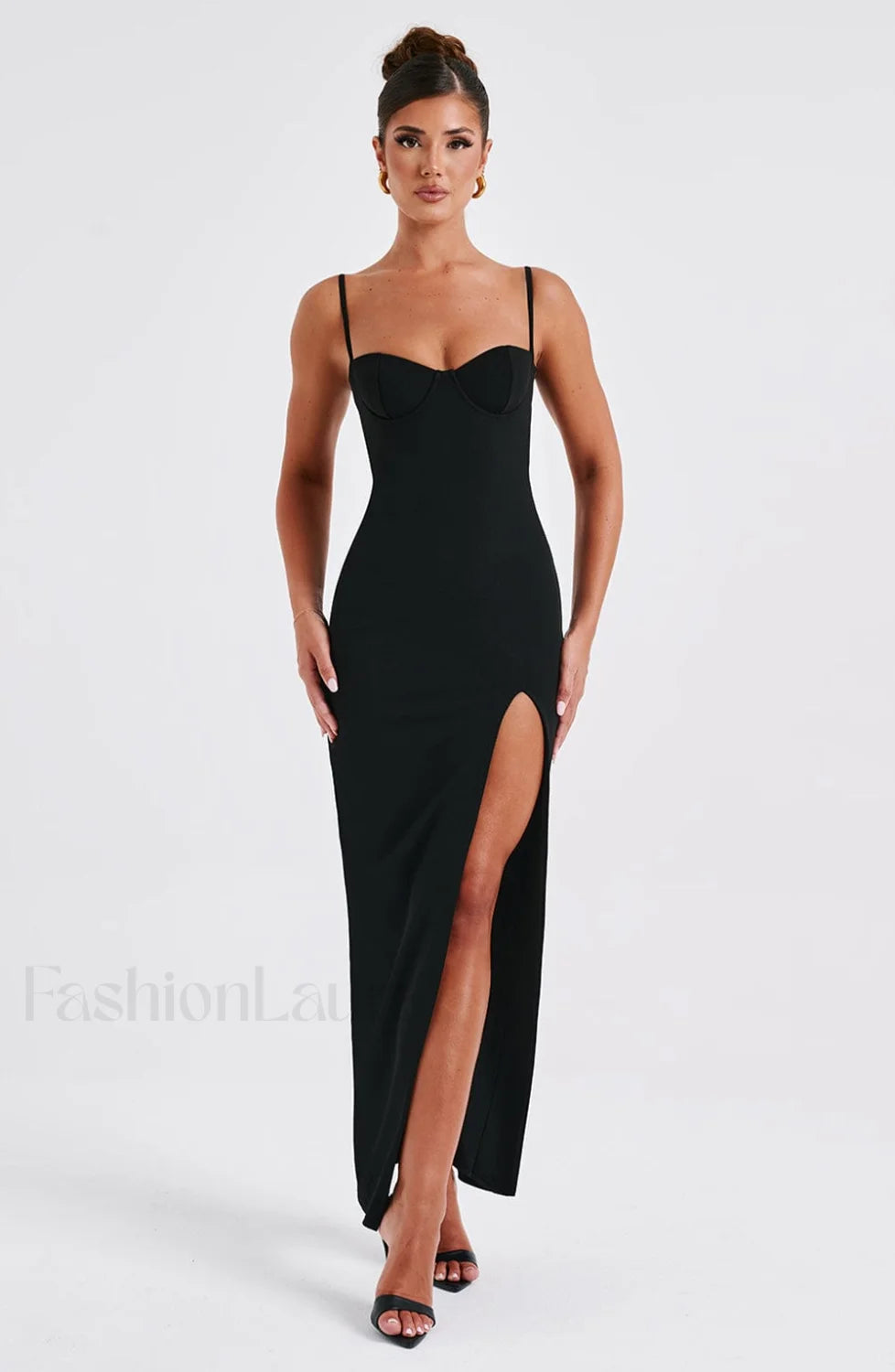 Asteria Maxi Graceful Dress Black Dress