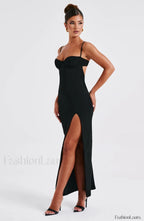 Asteria Maxi Graceful Dress Black Dress