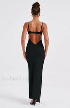 Asteria Maxi Graceful Dress Black Dress