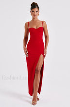 Asteria Maxi Graceful Dress Red Dress