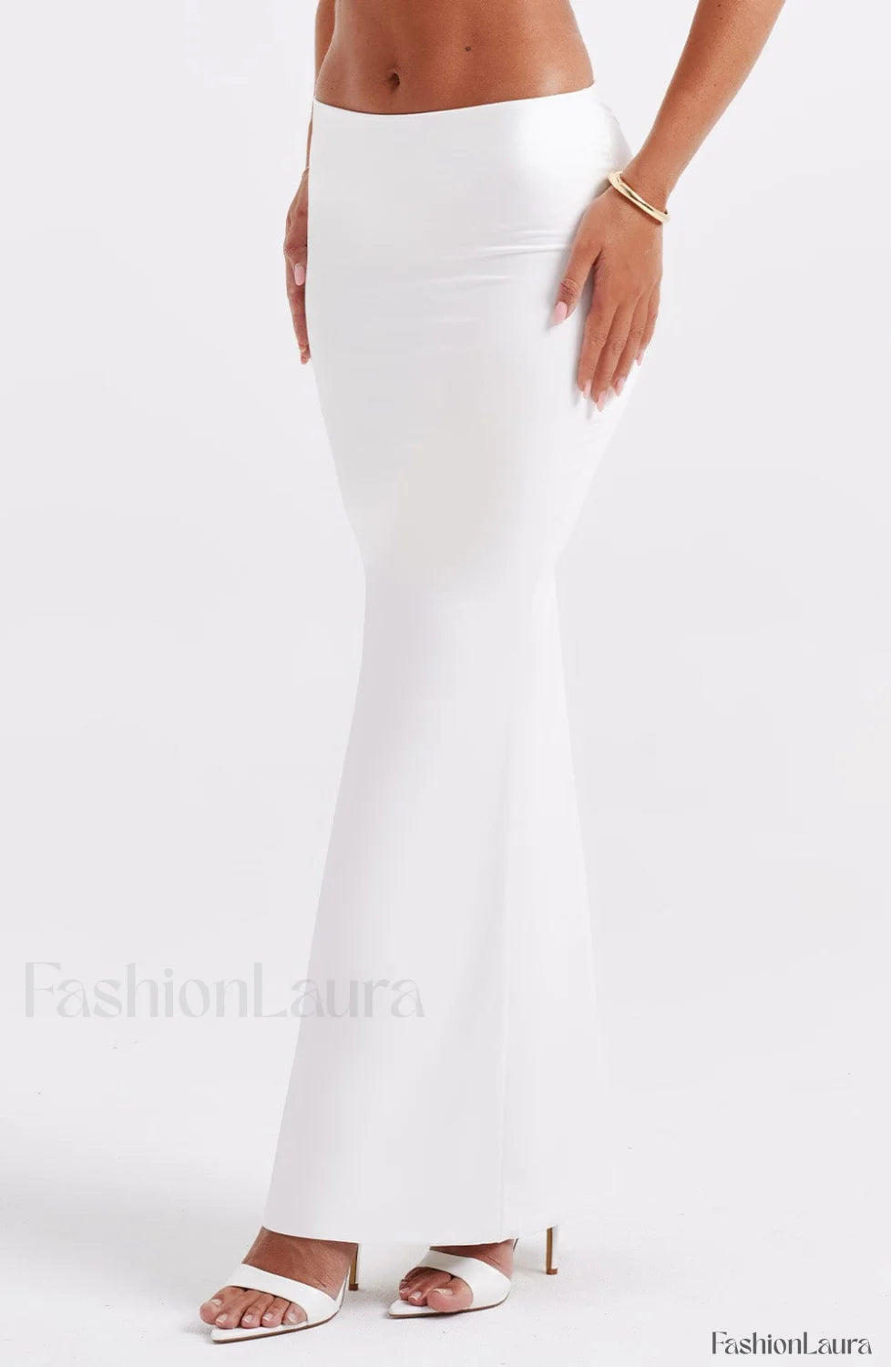 Astrid Maxi Graceful Skirt White Skirt