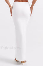 Astrid Maxi Graceful Skirt White Skirt