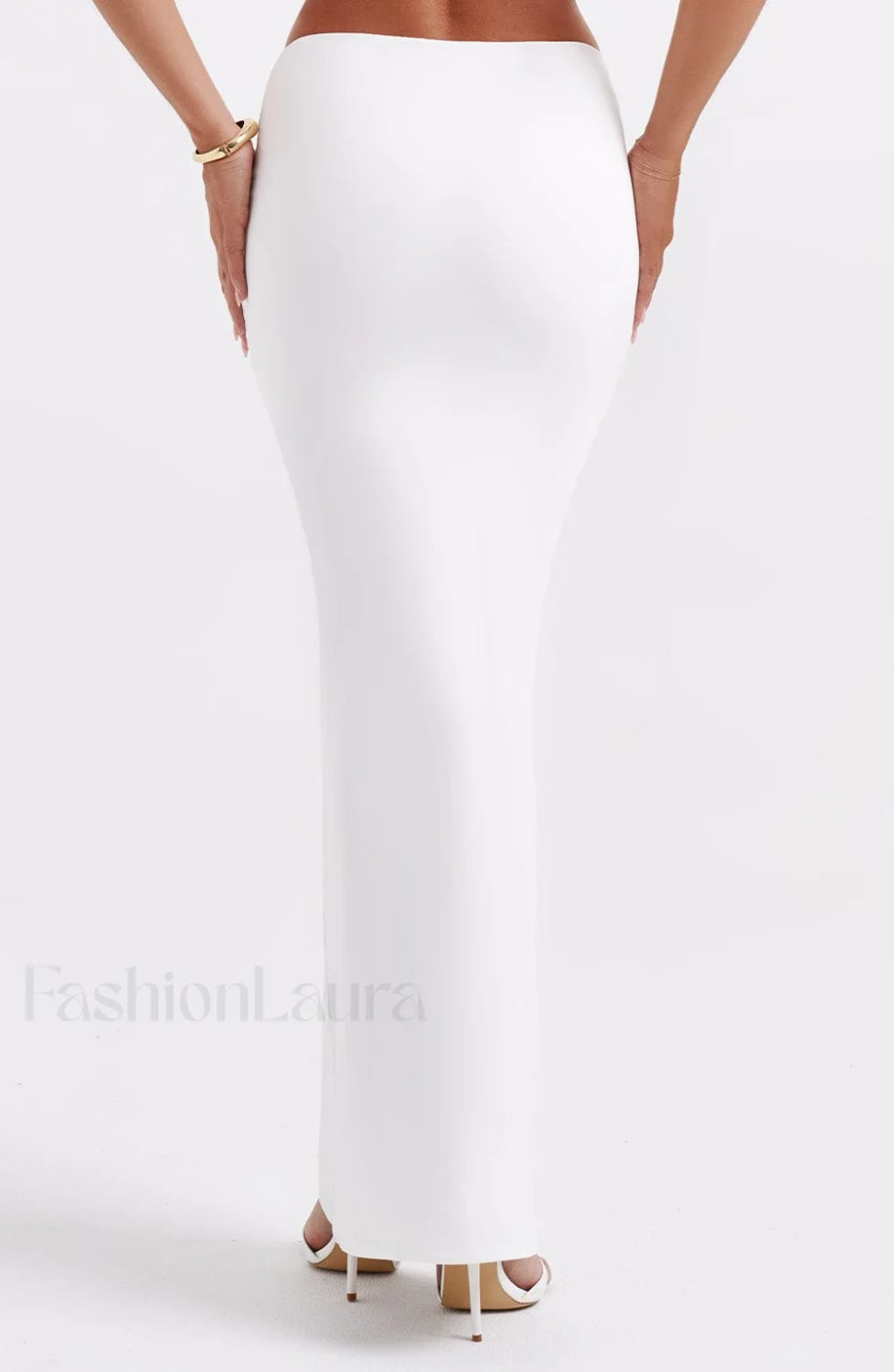 Astrid Maxi Graceful Skirt White Skirt