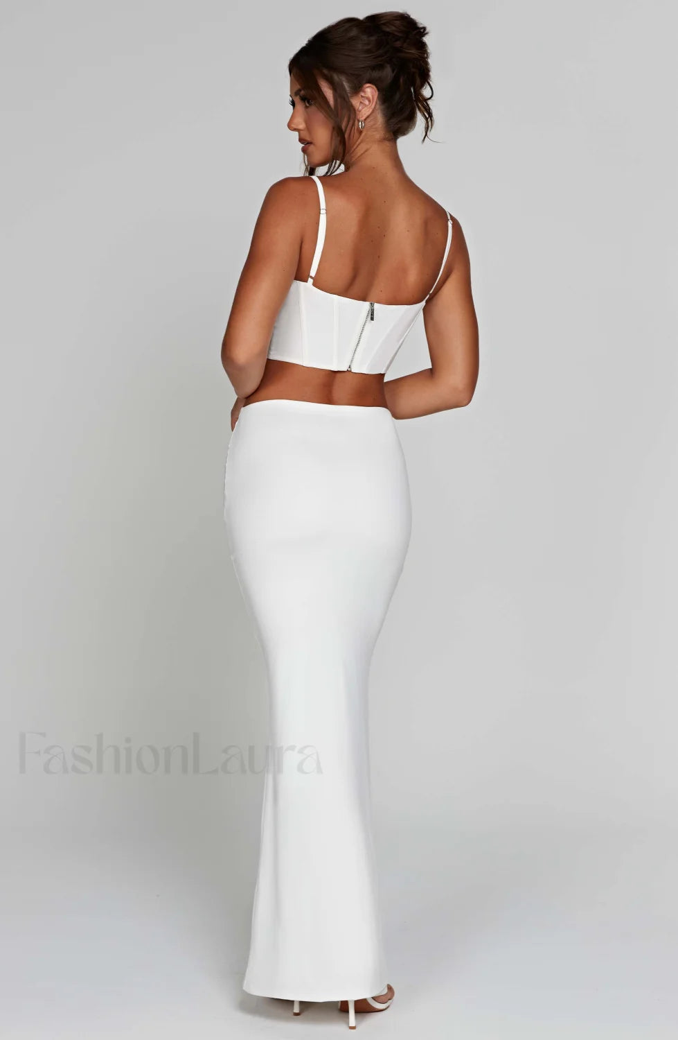 Astrid Maxi Graceful Skirt White Skirt