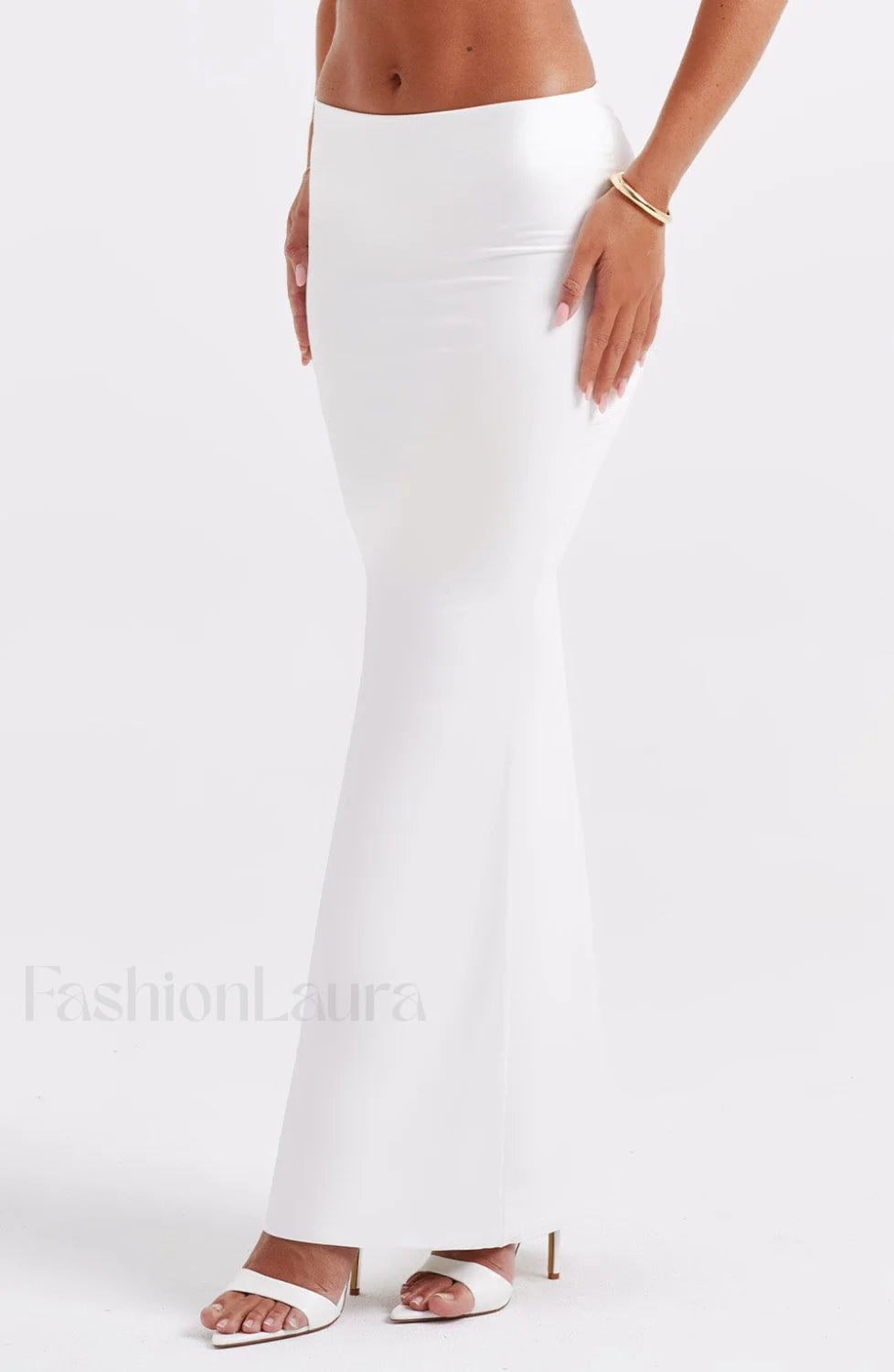 Astrid Maxi Graceful Skirt White Skirt