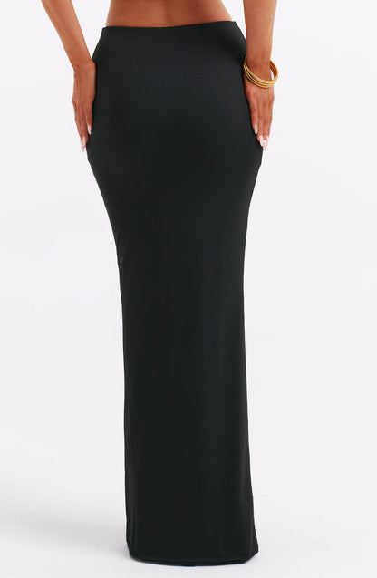 Astrid Maxi Graceful Skirt - Black