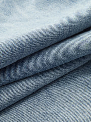 Asymmetric Waist Wide Leg Jeans Pants