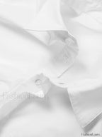 Asymmetrical Cotton Crop Shirt Shirts
