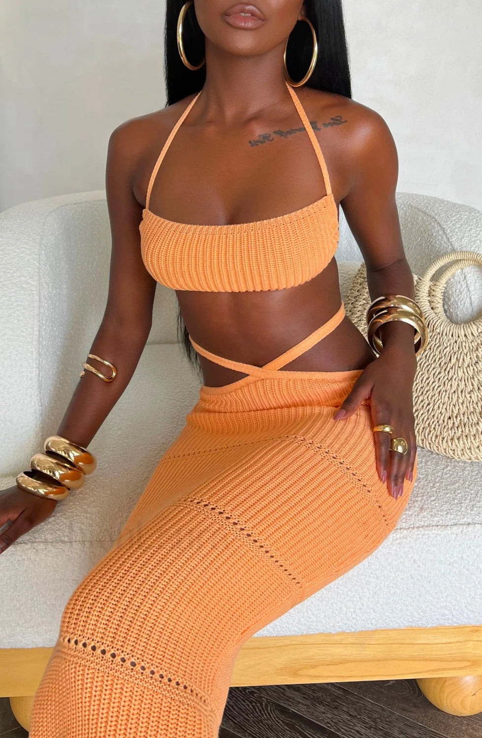Aubery Top Graceful Orange XS Tops Main image