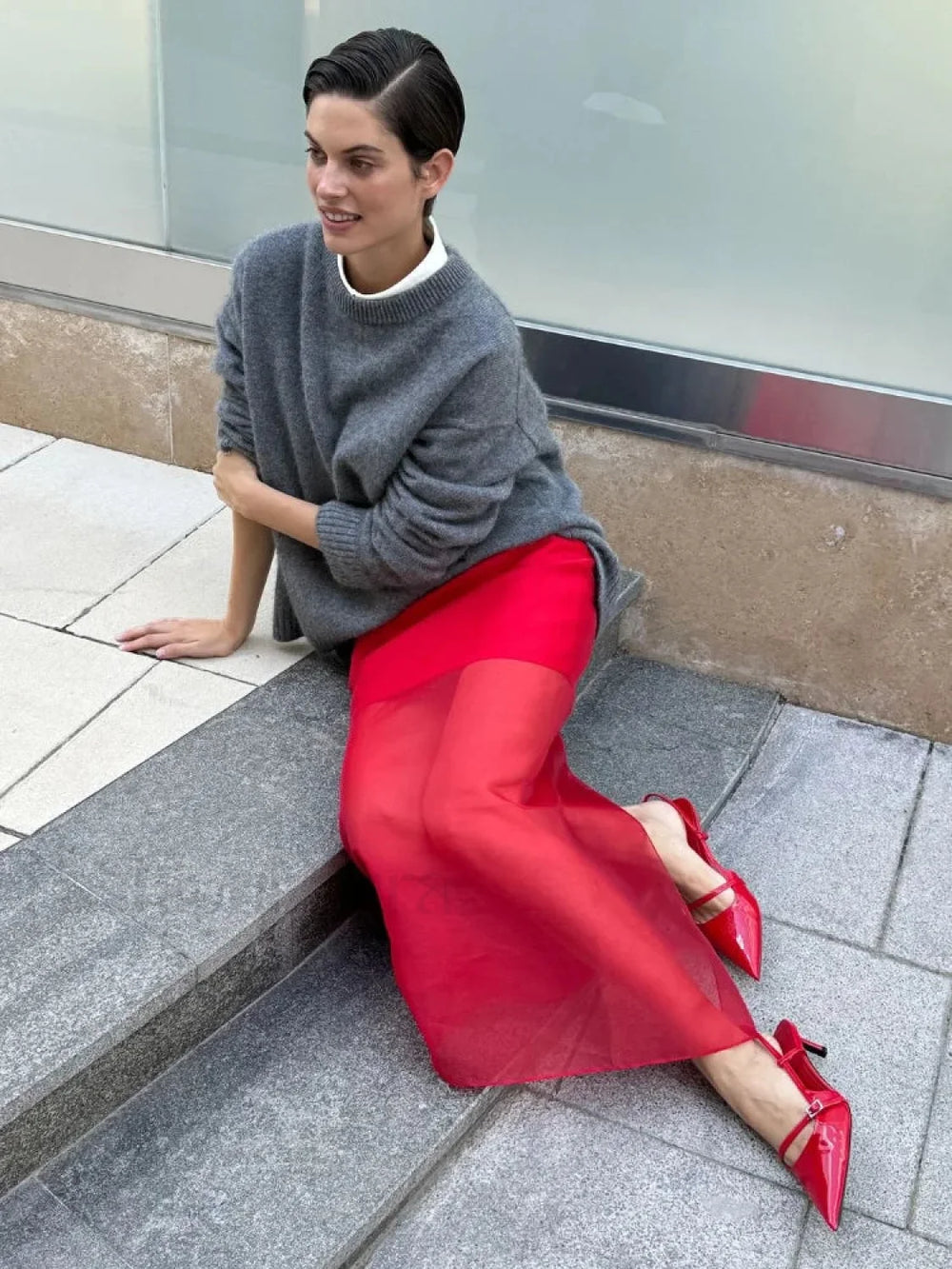 Autumn Women Solid Knitted Fashion Versatile O neck Long Sleeve Basic Casual Sweater Sweaters L