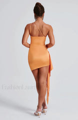 Avery Mini Graceful Dress Tangerine Dress