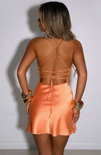 Avianna Mini Graceful Dress Orange Dress