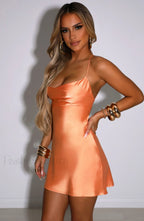 Avianna Mini Graceful Dress Orange Dress