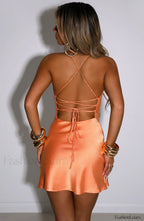 Avianna Mini Graceful Dress Orange Dress