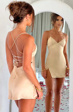 Avril Mini Graceful Dress Champagne Dress