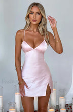 Avril Mini Graceful Dress Blush Dress