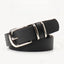 Minimal Textured Double Ring Buckle Waist Belt