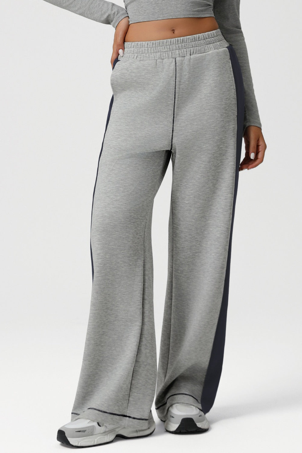 Color Block Yoga Knit Pants Secondary image
