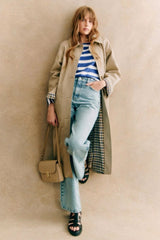 French Vintage Classic Long Overcoat