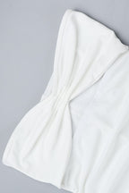 Sexy Hollow Strapless Maxi Vacation Dress