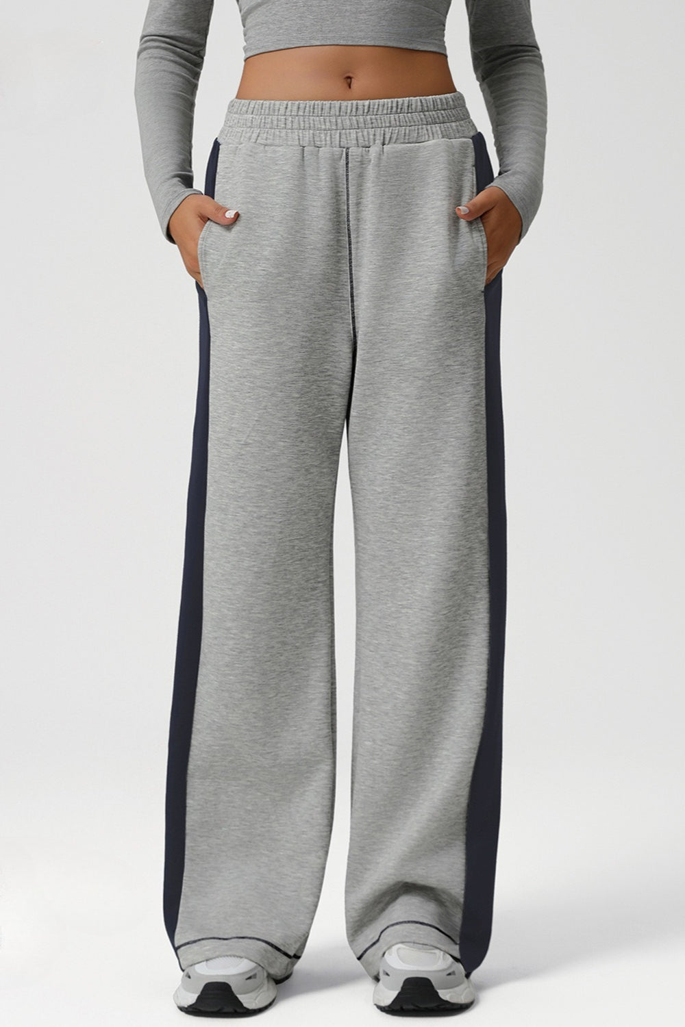 Color Block Yoga Knit Pants Main image