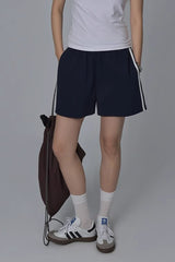 Striped Sport Loose Fit Casual Shorts