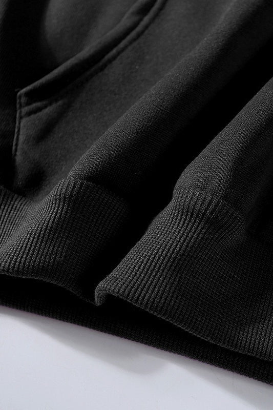 Gothic Graphic Relaxed Full Zip Hoodie