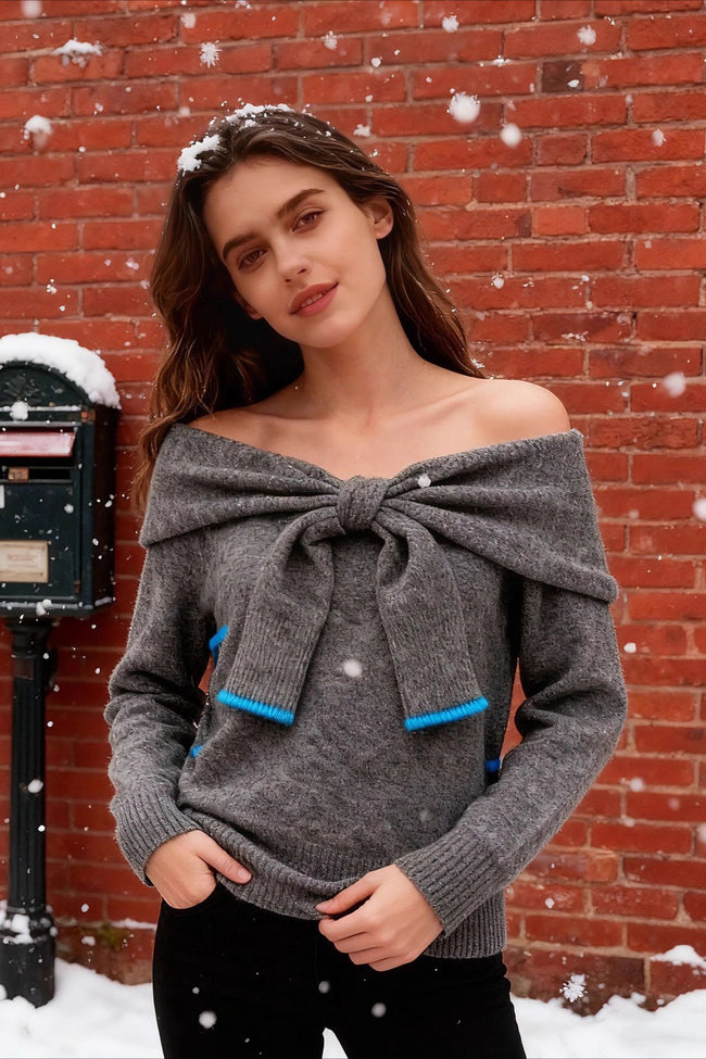 Elegant One Shoulder Fitted Knit Top Main image