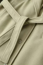 Vintage Double Breasted Belted Overcoat