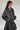 Bow Decor Faux Leather Moto Jacket Secondary image