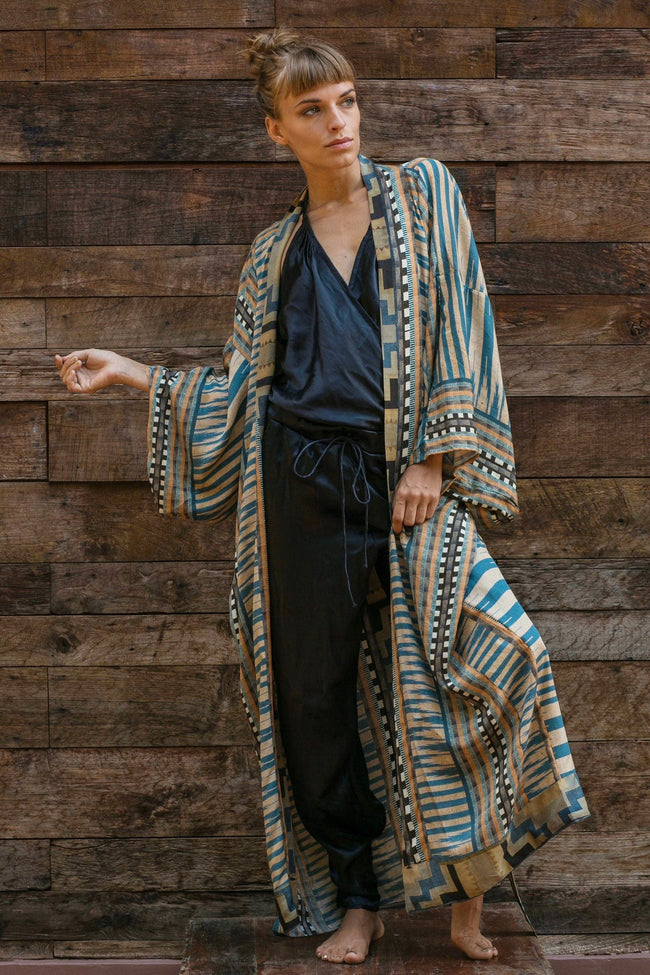 Geometric Print Loose Fit Beachwear Cover Up Main image