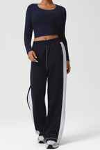 Color Block Yoga Knit Pants