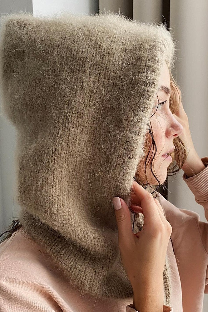 Wool Knit Balaclava Hooded Scarf Hat Secondary image