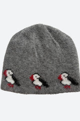 Rabbit Wool Blend Jacquard Knit Hat