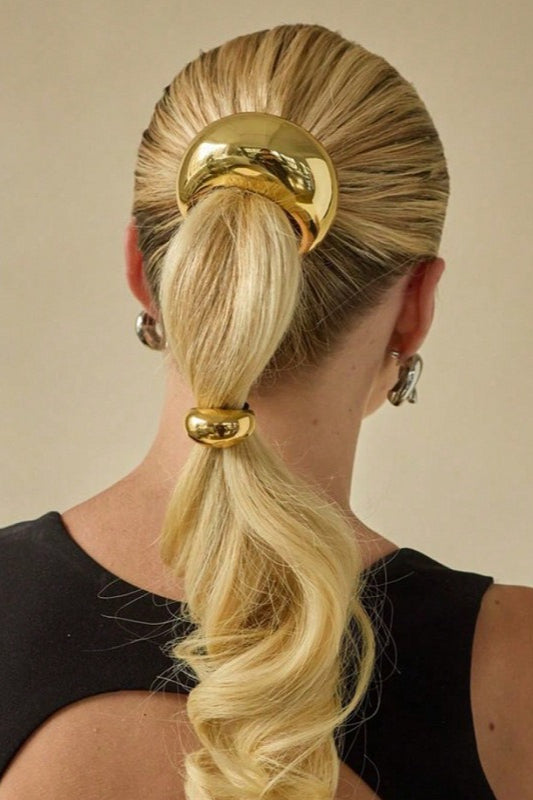 Sphere Metallic U-Loop Hair Cuff Secondary image