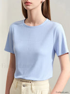 Back Drawstring Hollow T Shirt