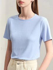 Back Drawstring Hollow T Shirt