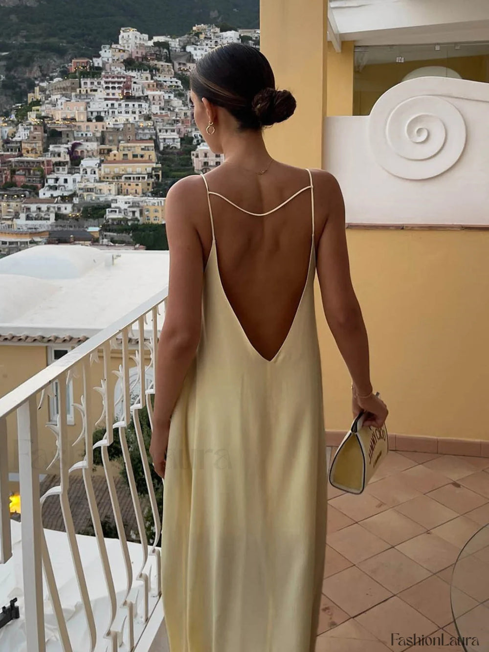 Backless Vacation Graceful Long Dress Dresses