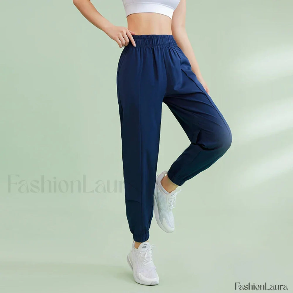 Baggy Wide Leg Outdoor Sweatpants blue / S
