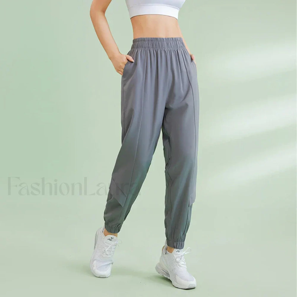 Baggy Wide Leg Outdoor Sweatpants gray / S