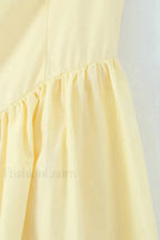 Ballet Style A Line Fluffy Neck Mini Dress