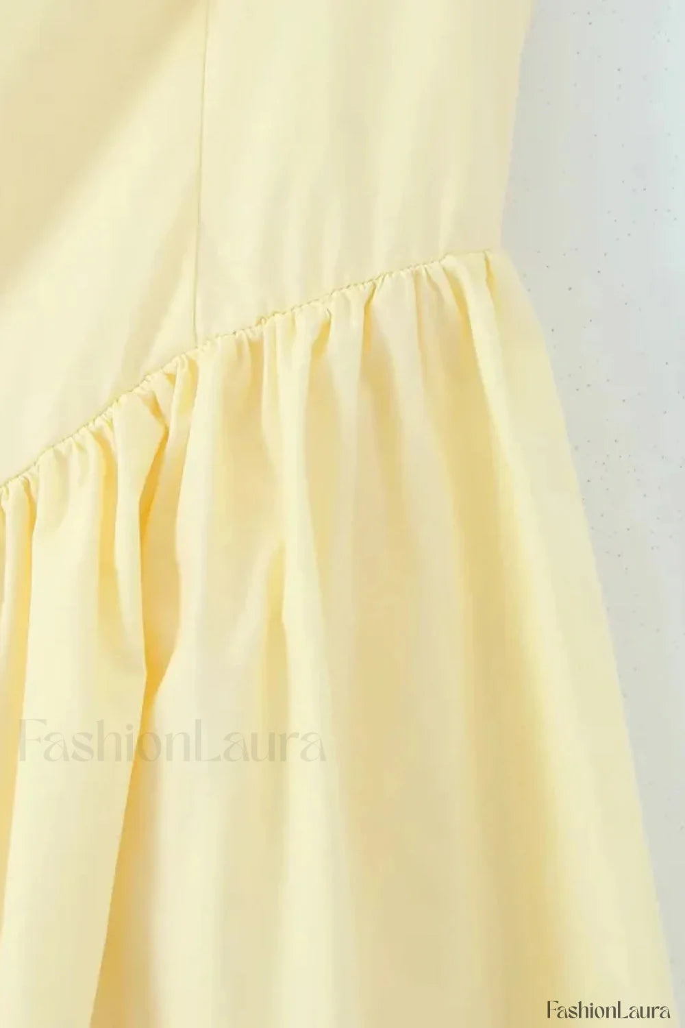 Ballet Style A Line Fluffy Neck Mini Dress