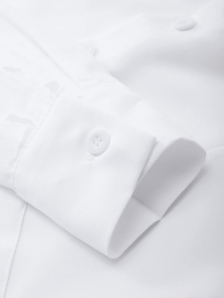 Basic Long Sleeve Button Blouse Shirts