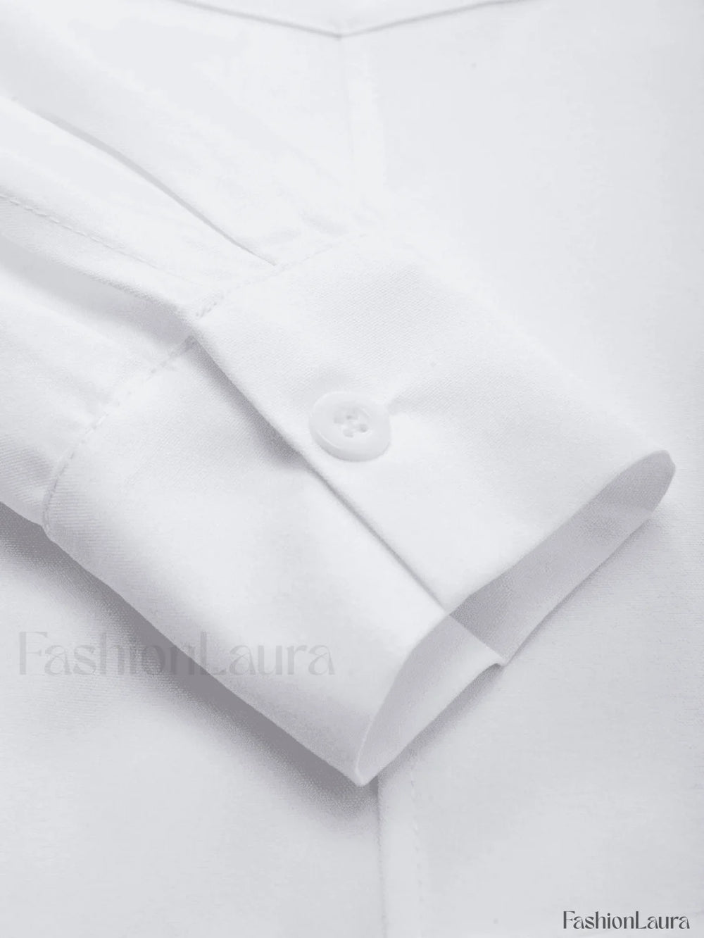 Basic Long Sleeve Button Blouse Shirts