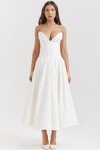 Strapless Corset A-Line Party Dress