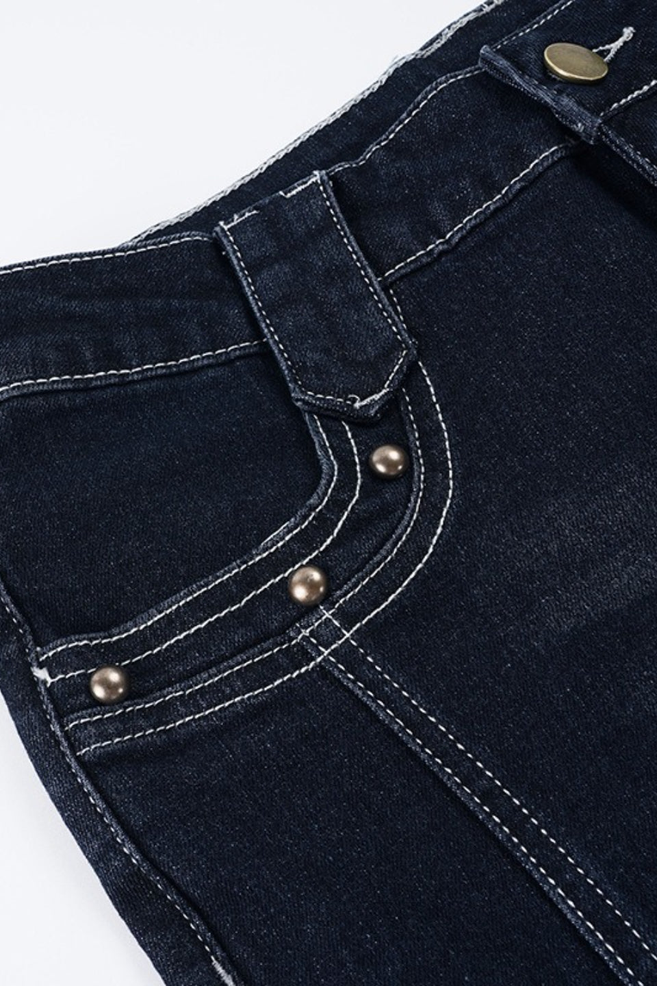 Y2K Graphic Print Slim Flare Leg Jeans