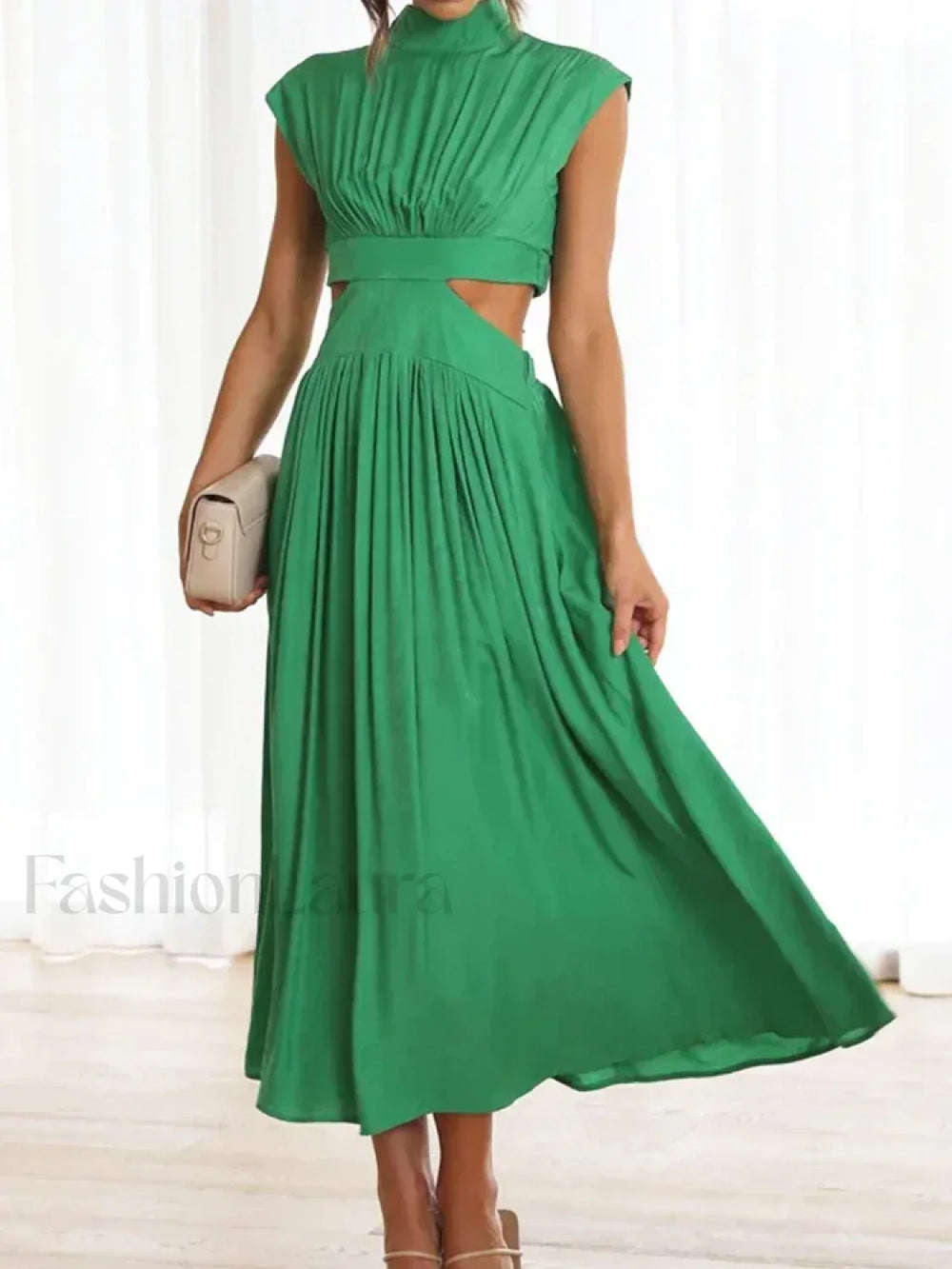 Beach Maxi Hollow Out Casual Fashion Summer Sexy V neck Long Midi Dress