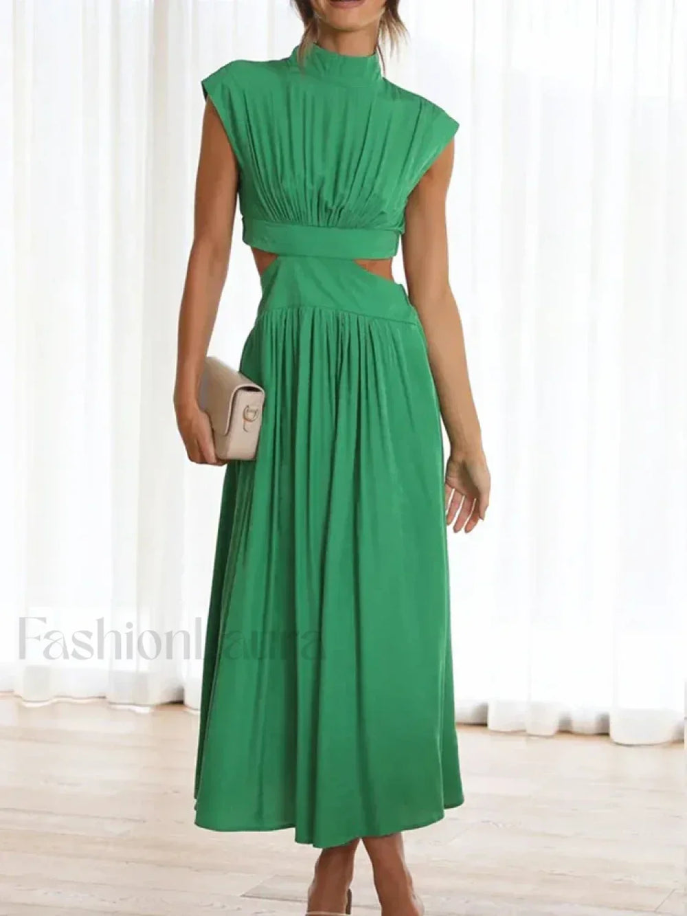 Beach Maxi Hollow Out Casual Fashion Summer Sexy V neck Long Midi Dress
